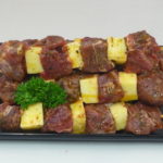 Lamb and haloumi kebab