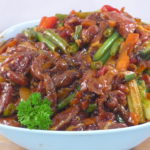 Honey Soy Beef Stir Fry with vegetables