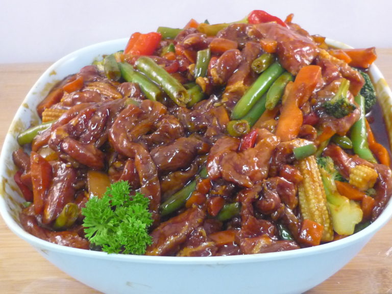 Honey Soy Beef Stir Fry with vegetables