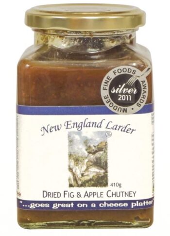 New England Larder Dried Fig & Apple Chutney 410g