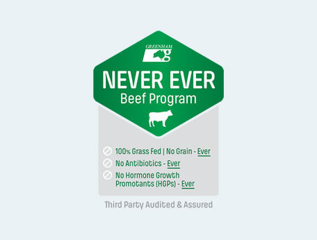 never ever beef program